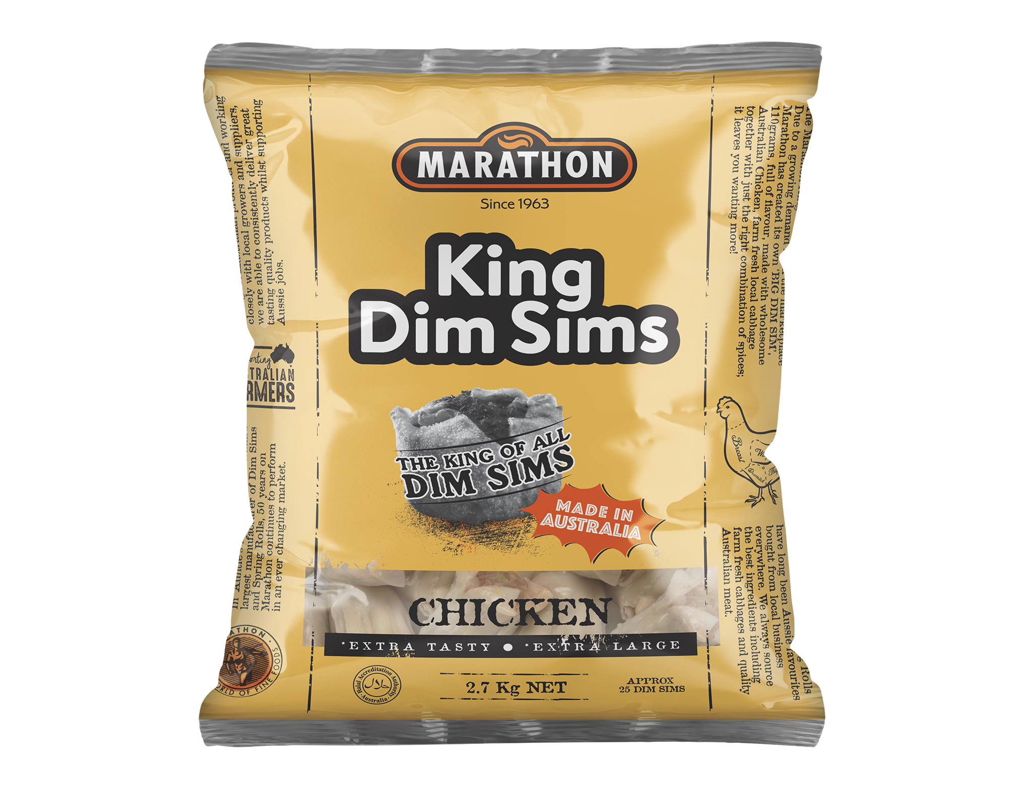 Marathon King Dim Sims Chicken