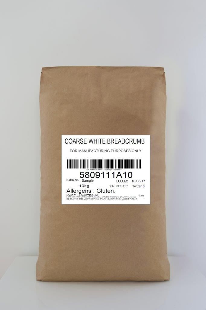 Breadcrumbs, Coarse White (5809111A10) 10kg Newlyweds
