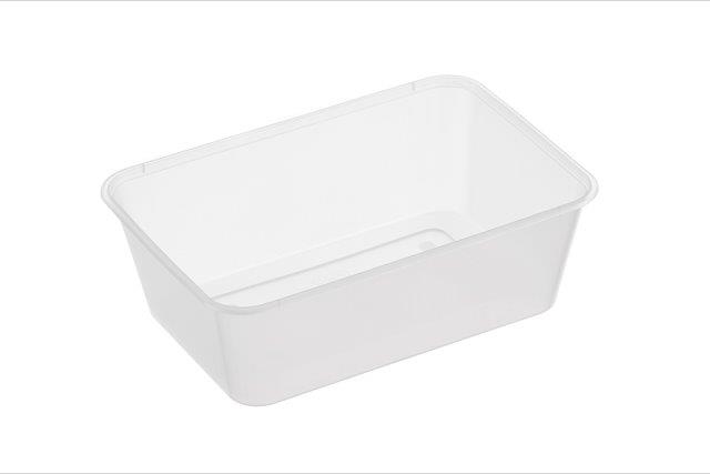 Genfac Plastics Rectangular Plastic Container 750ml