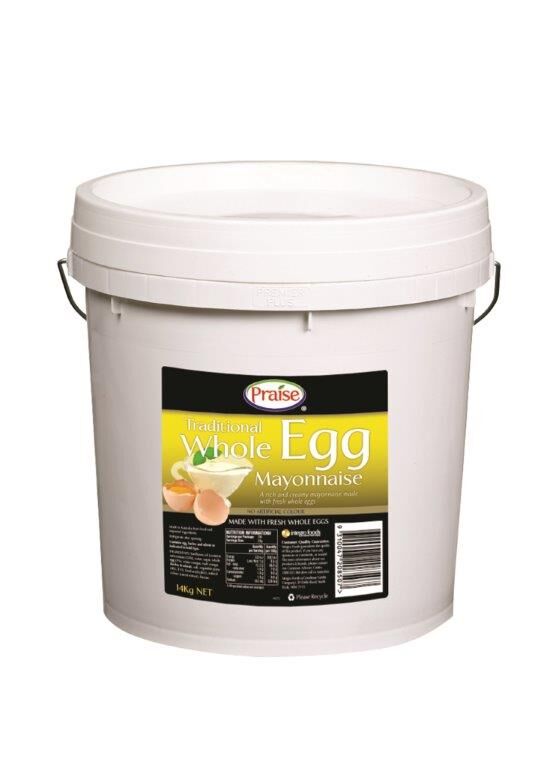 Mayonnaise, Praise Traditional Whole Egg 14kg (H)