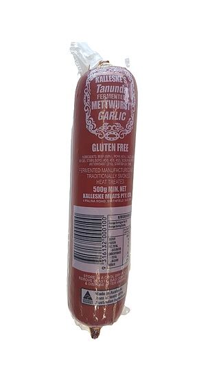 Mettwurst, Garlic 500gm Kalleske (GF)