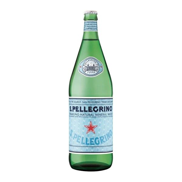 Water, Sparkling 12x1L GLASS San Pellegrino (VG) (GF) (H)