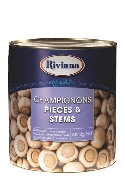 Mushrooms, Pieces & Stems 2.84kg Riviana (VG)