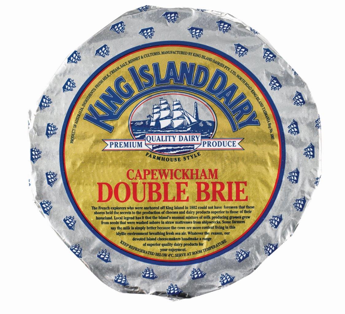 King Island Dairy Double Brie Capewickham