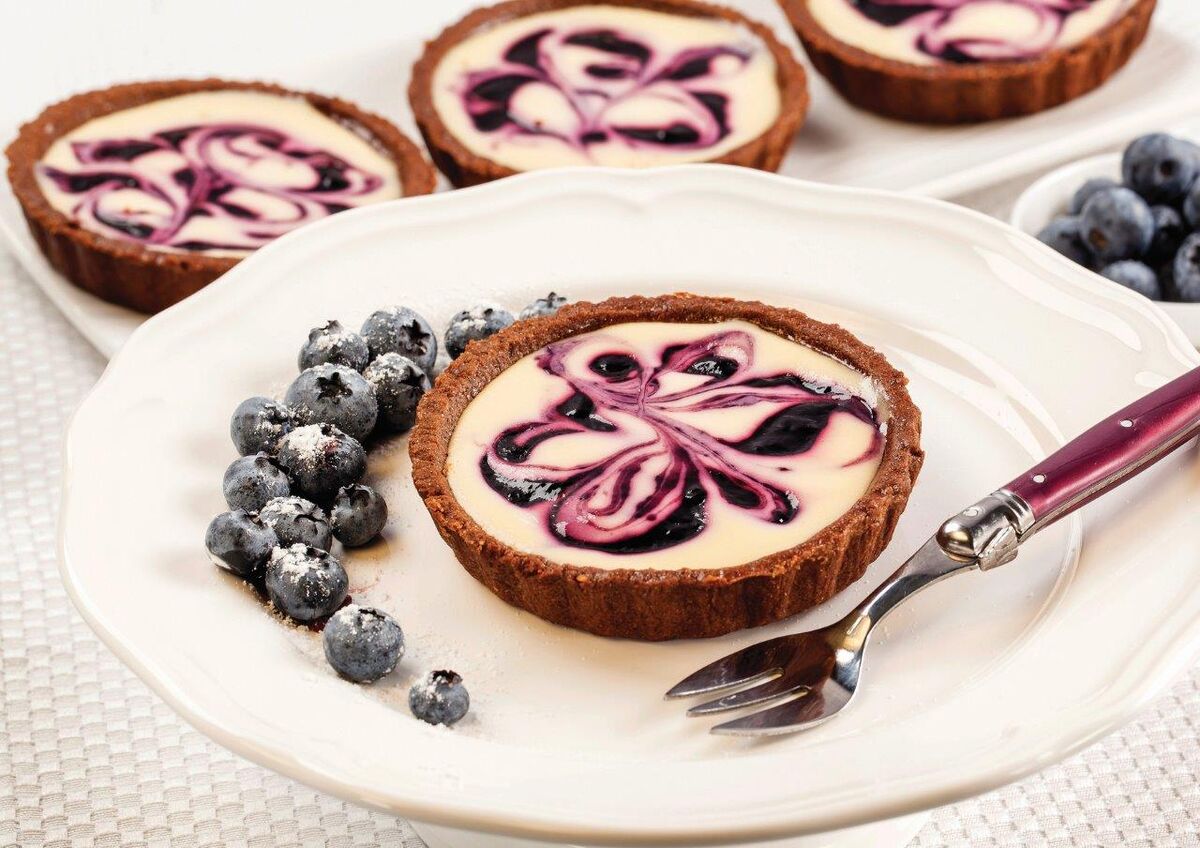 Tart, 1-366 Individual Choc Berry GF (6) Priestley’s (GF) (H)