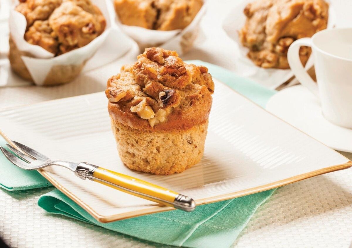 Muffins, 1-083 Banana Walnut (6) Priestley’s