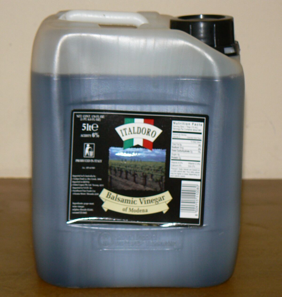 Vinegar, Balsamic 5L Fiamma (Italadoro)