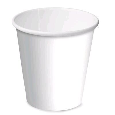 Cups, Coffee 12oz Single Wall Slim Line White (1000) Castaway