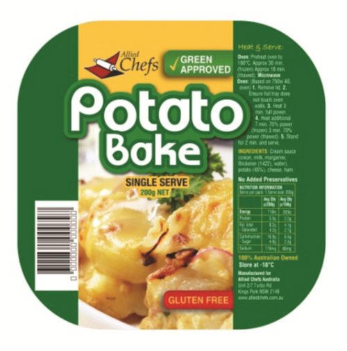 Allied Chefs Potato Bake Single Serve