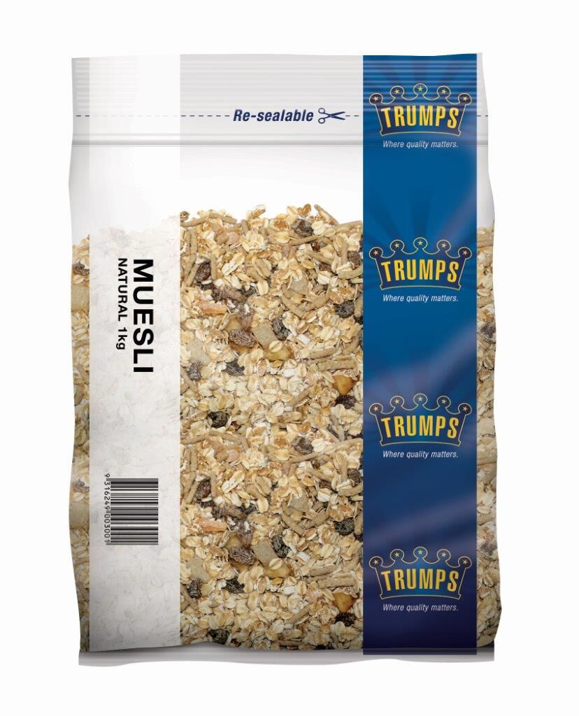 Muesli, Natural 1kg Trumps