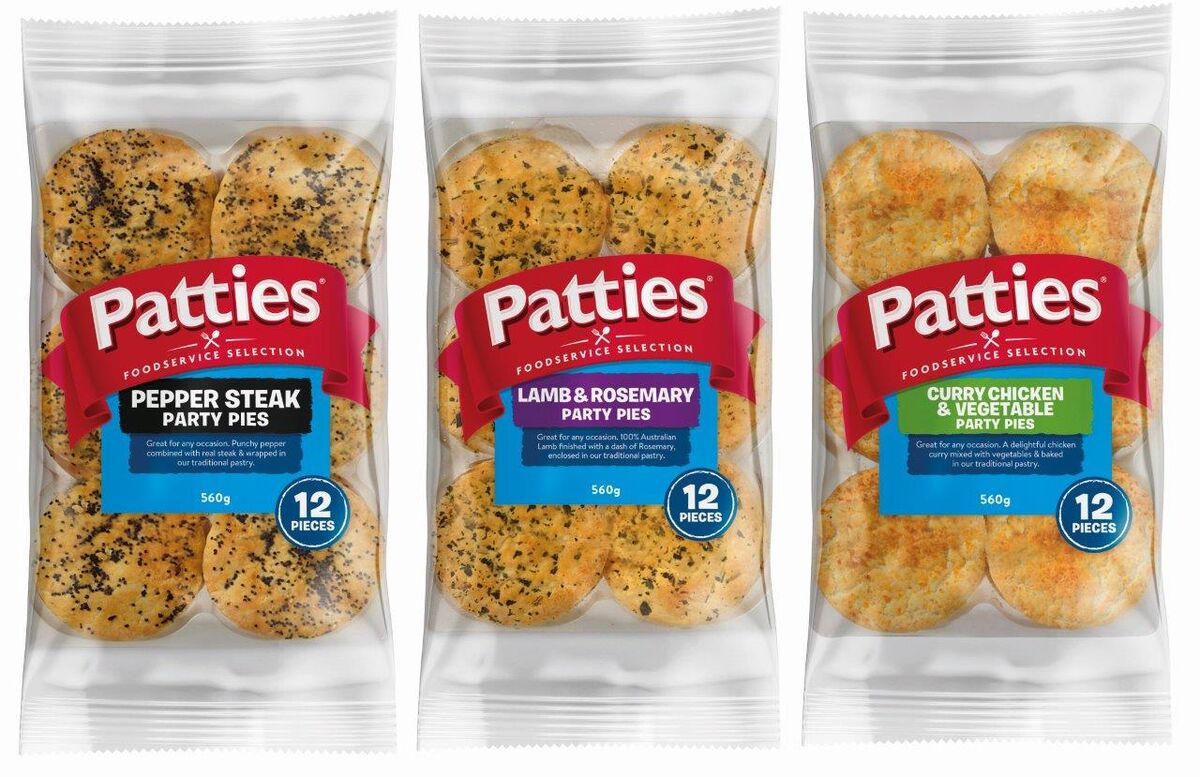 Pies, Party Mixed Variety (72) Patties