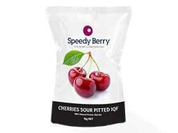 Cherries Sour Pitted 1kg IQF Speedy Berry