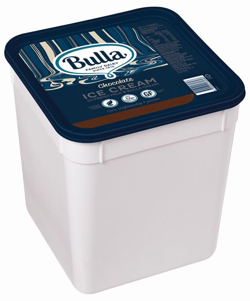Ice Cream, Chocolate 10Lt Bulla