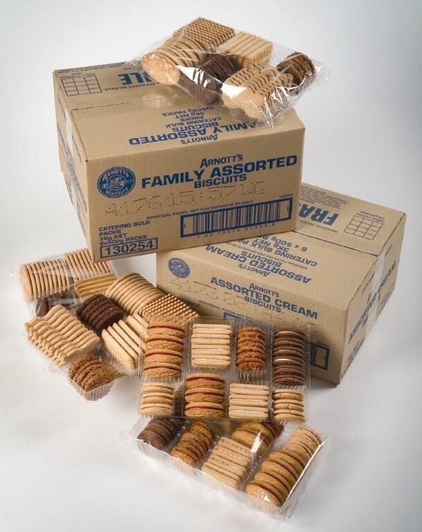 Biscuits, Assorted Cream 3Kg Arnotts (6x500gm)