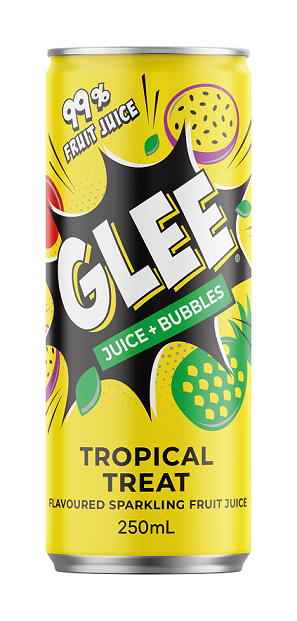 GLEE Sparkling Fruit Juice Tropical Treat