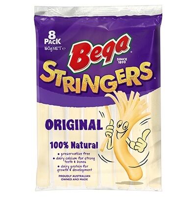 Cheese**Bega Stringers 12x160gm CTN