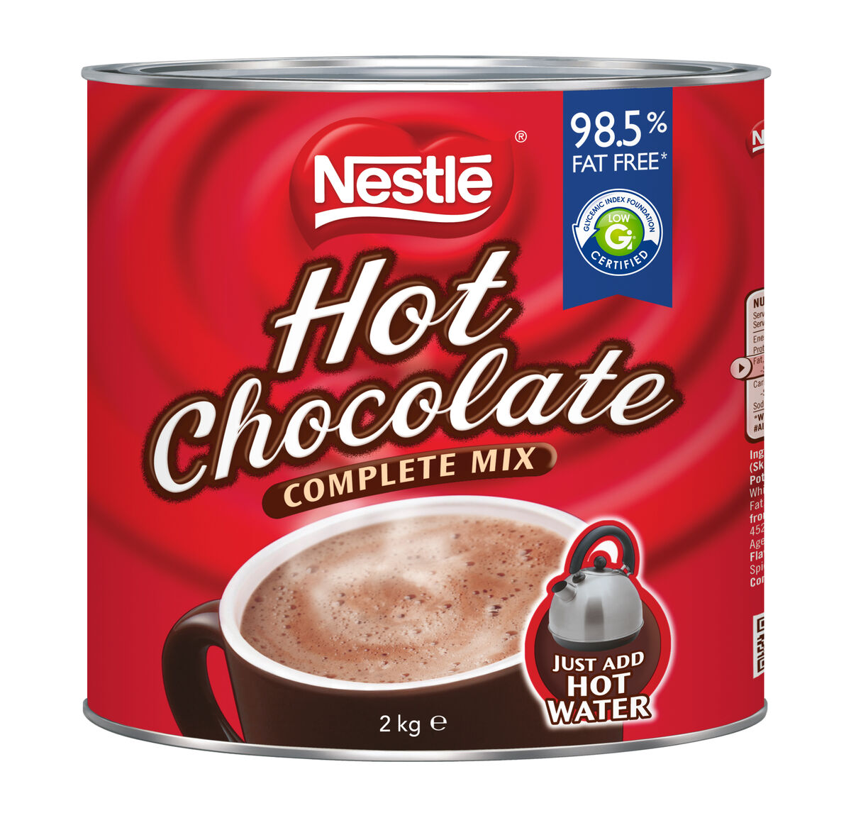 Hot Chocolate, Complete Mix 2Kg Nestle