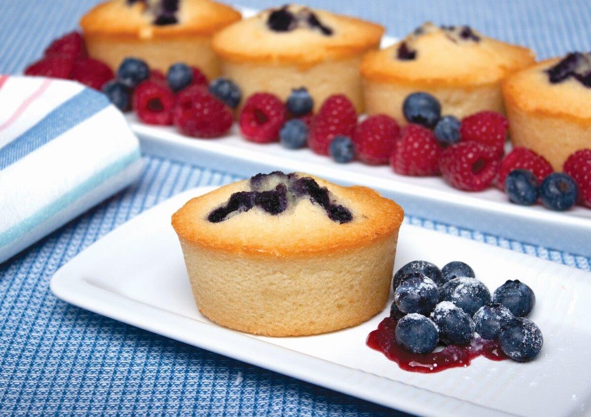 Friand, 1-207 Blueberry (12 Portions) Priestley’s Gluten Free (GF) (H)