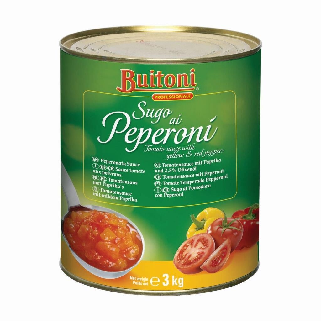 Pasta Sauce, Pepperoni A10 Buitoni (Peperonata) (VG)