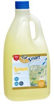 Cordial, Diet Lemon Ultrasmart 2L PET Edlyn (GF) (H)