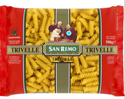 Pasta, Trivelle #17 2x5Kg San Remo (VG) (H)
