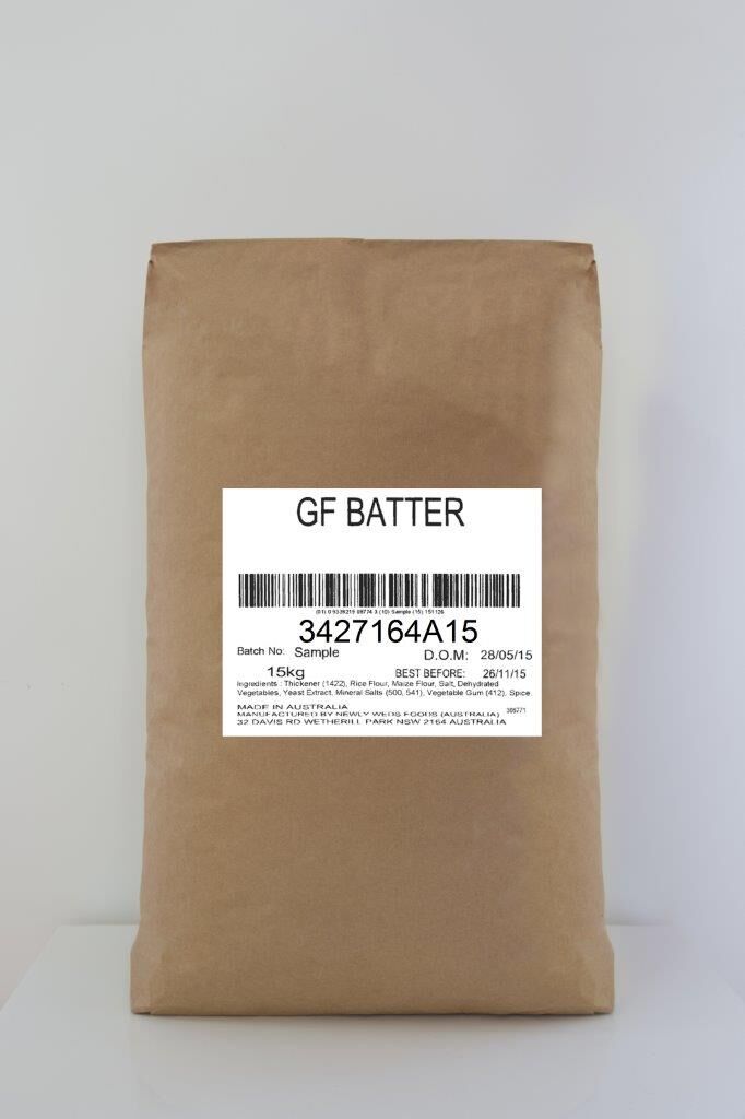 Batter Mix, All Purpose Gluten Free 15kg Newlyweds (GF)