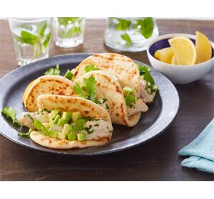 Bread, Mini Naan 12 x 8 pk Mission (VG) (H)