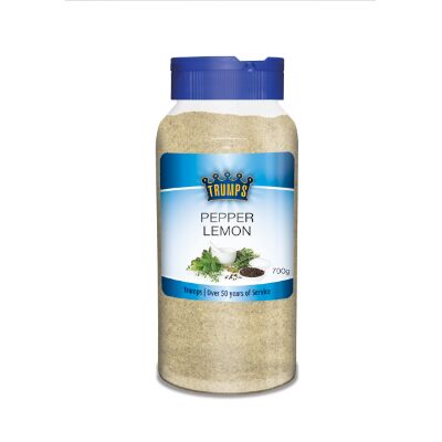 Lemon Pepper 700gm Cannister Trumps