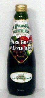 Mountain Fresh, Apple and Dark Grape 12x400ml Juice