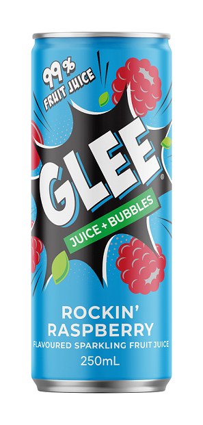 GLEE Sparkling Fruit Juice Rockin' Raspberry