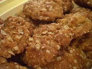 Biscuits, Bakels Anzac Cookie 5Kg Frozen