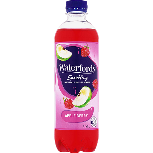 Waterfords Sparkling Mineral Water Apple Berry