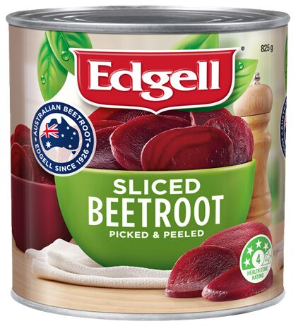 Beetroot, Sliced 825g Edgell (VG) (GF) (H)