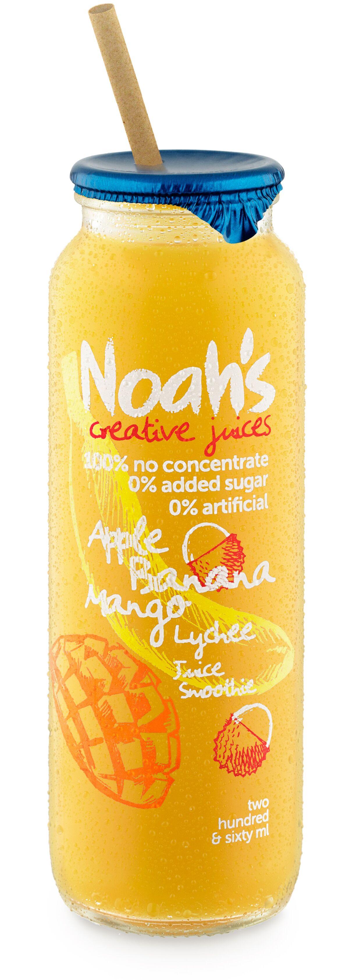 Juice, Noah’s Yellow Smoothie 12x260ml
