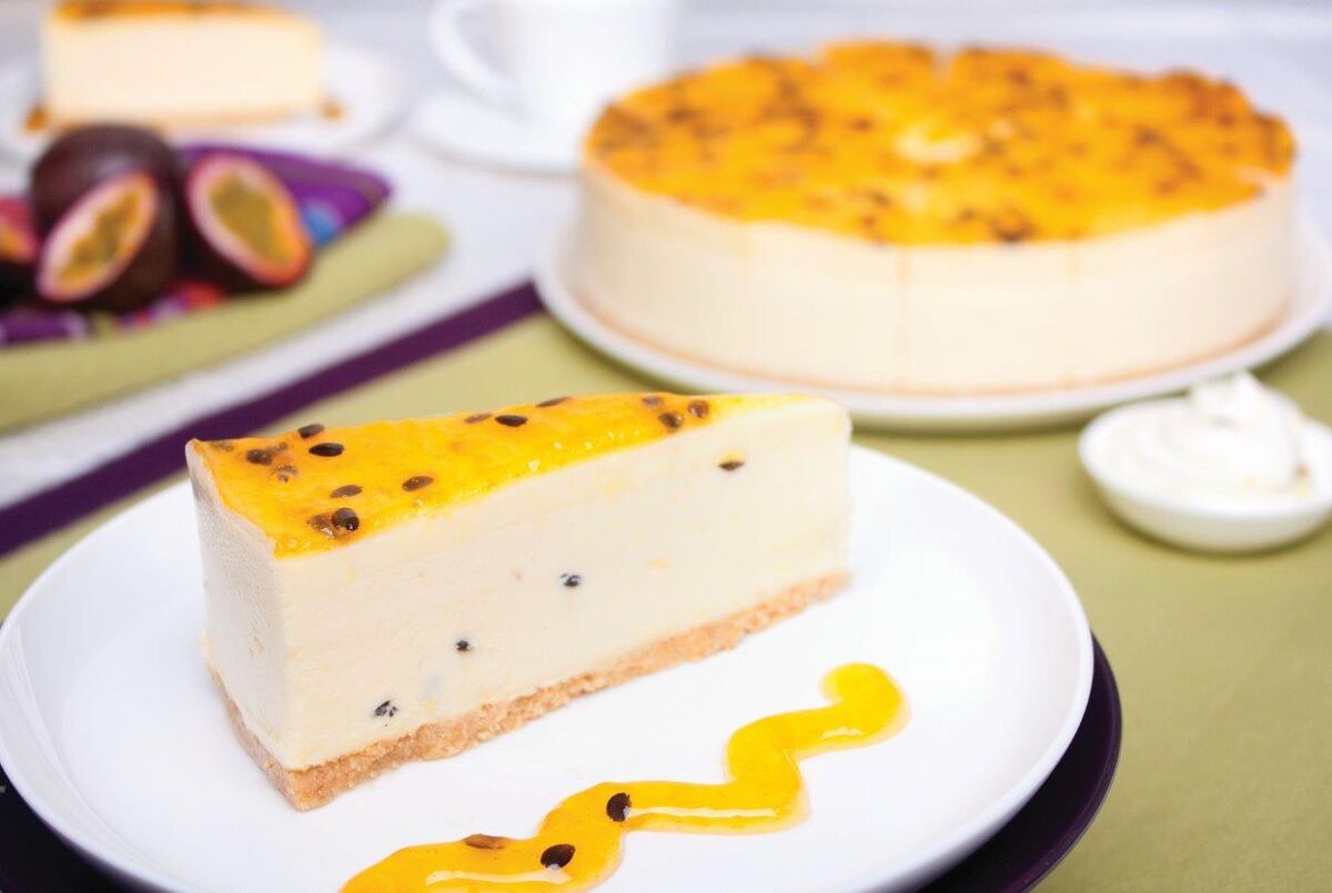 Cheesecake, 1-290 Passionfruit (16 portions) Priestley’s (H)