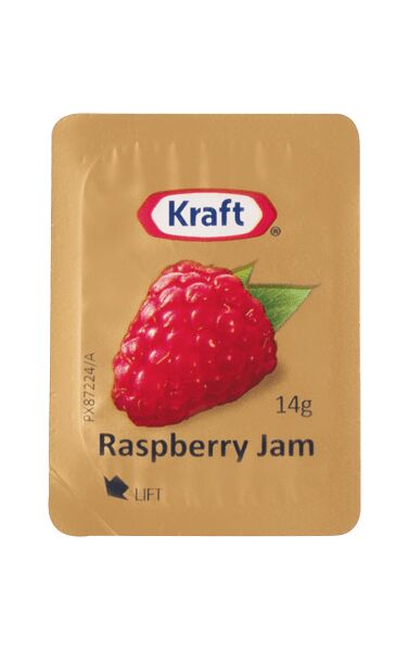 Jam, Raspberry 75x14gm Kraft Portions