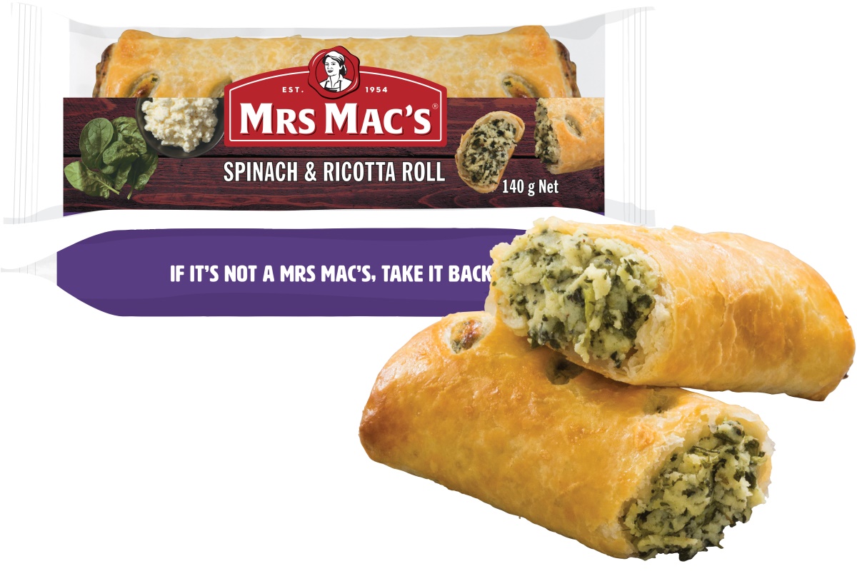 Mrs Mac's Spinach & Ricotta Roll