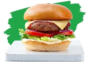 V2 Food Plant-Based Burger