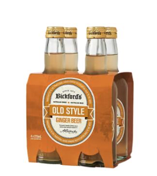 Drink**Old Style Ginger Beer 24x275ml Bickfords (VG) (GF)