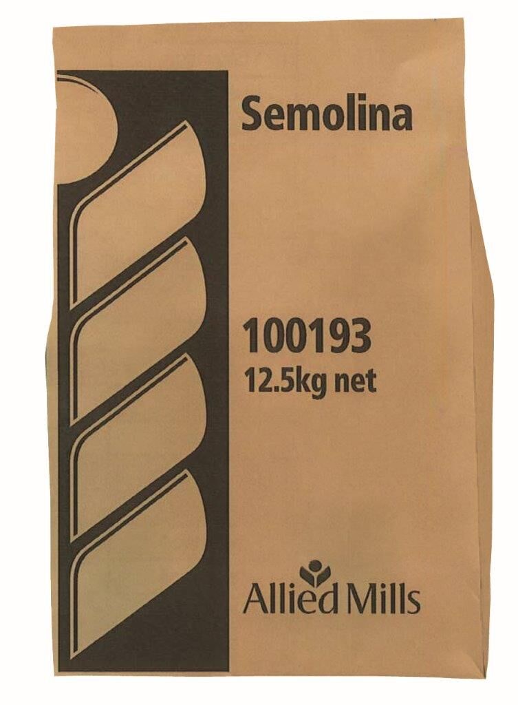 Semolina White Fine 12.5Kg 100193 Allied (VG) (H)