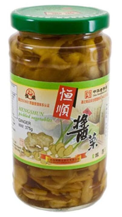 Ginger**Pickled 12x375gm Hengshun