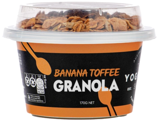 Yoghurt Shop Yoghurt Banana Toffee Granola