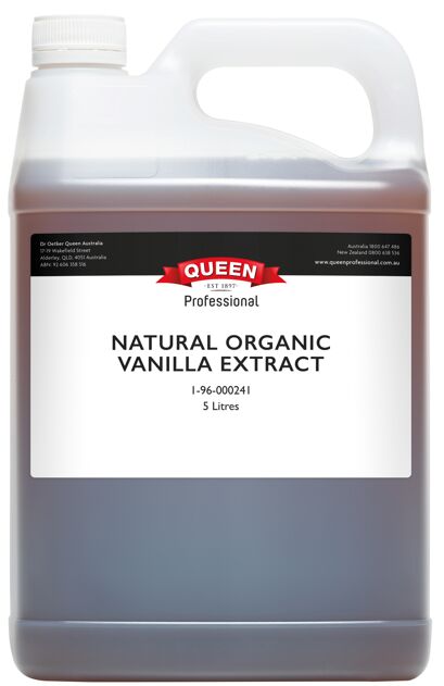 Extract**Vanilla Natural Organic 2x5L CTN (GF) (H) (V) Queen