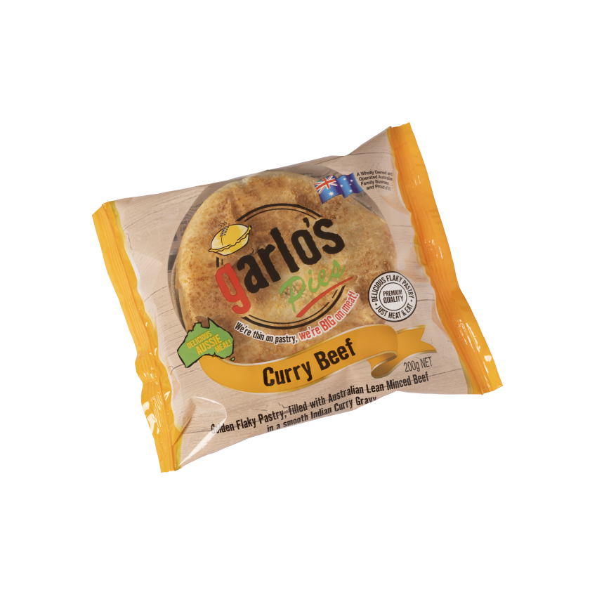 Garlo's Pie Curry Beef