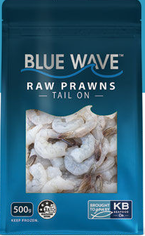 Blue Wave Raw Prawns Tail On