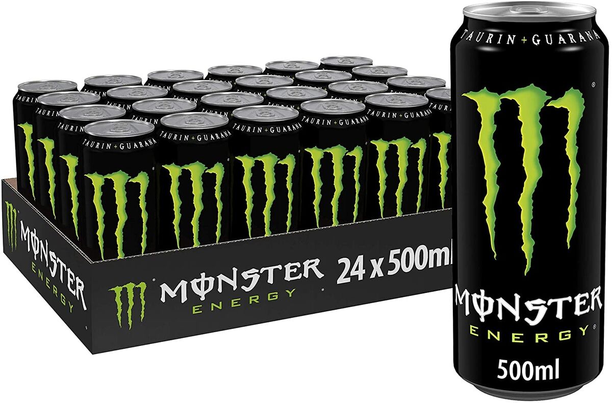 Drink, Monster Energy Green 24x500ml Cans