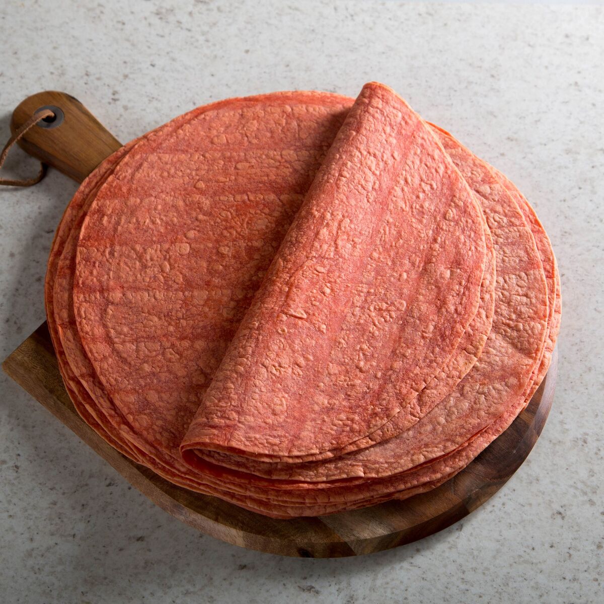 Tortilla, Flour 12″ Tomato Wraps (12) True Foods – Simson’s Pantry (V) (H)