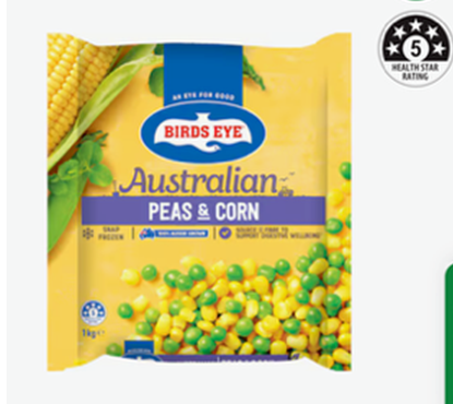 Peas**and Corn 10x1Kg Edgell