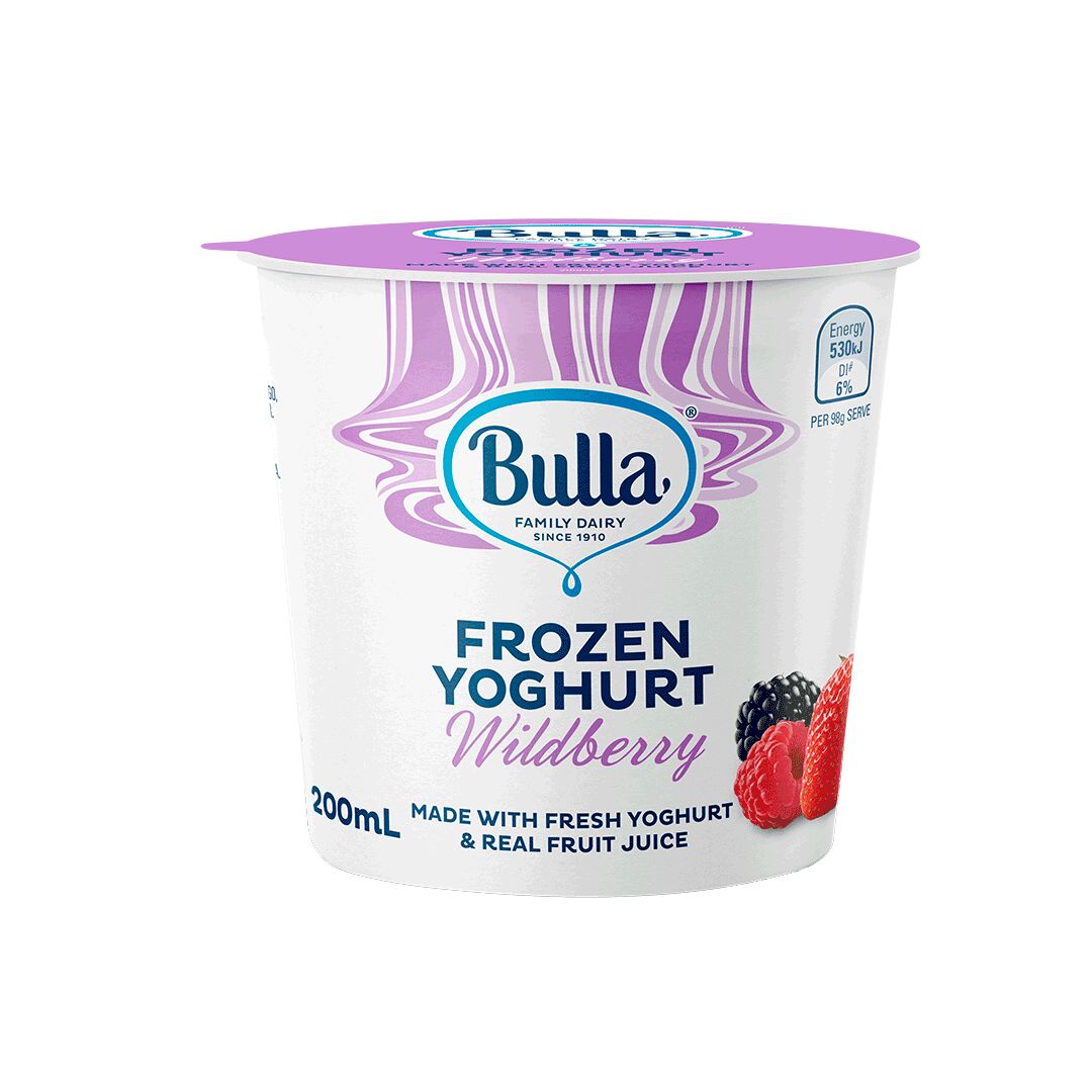 Yoghurt**Cup, Wildberry 36x200ml FROZEN Bulla (H)