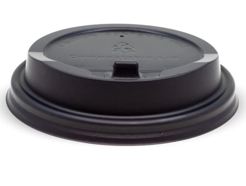 Lids** Large Black PLA 90mm (20X50) BioPak